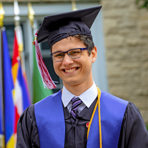 Photo of Jimmy Amedeo from Commencement 2018