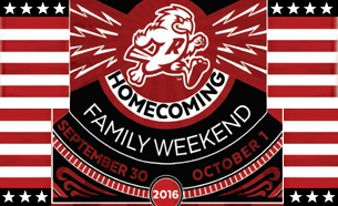 Homecoming & Family Weekend, Sept. 30-Oct. 1, 2016