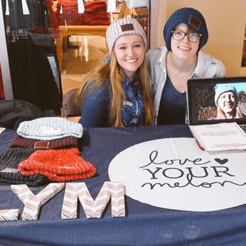 Student members of Ripon College Love Your Melon chapter