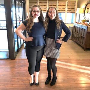 Dakota Marlega, left, and Brooklyn Landgraf