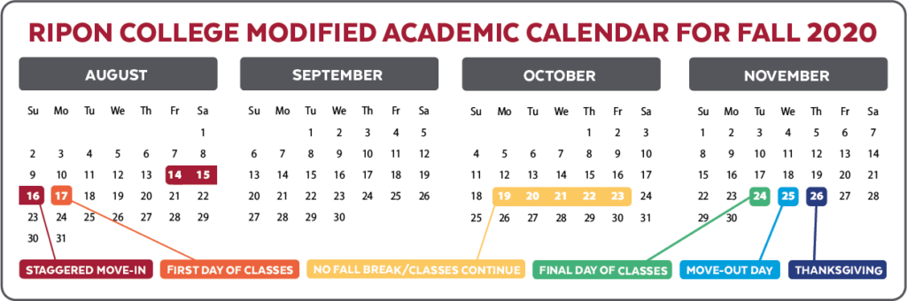 Update from One Merriman Lane | Fall 2020 Academic Calendar