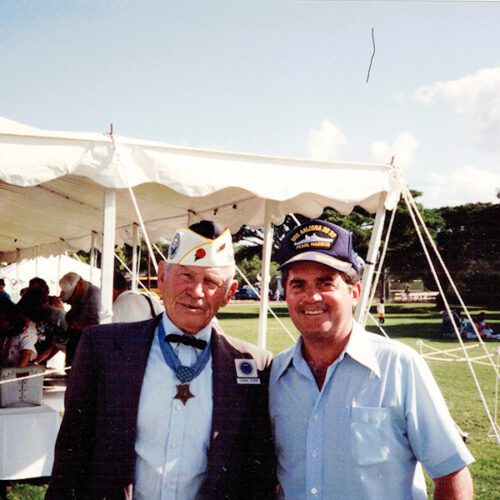 John Korbel '60 at Pearl Harbor