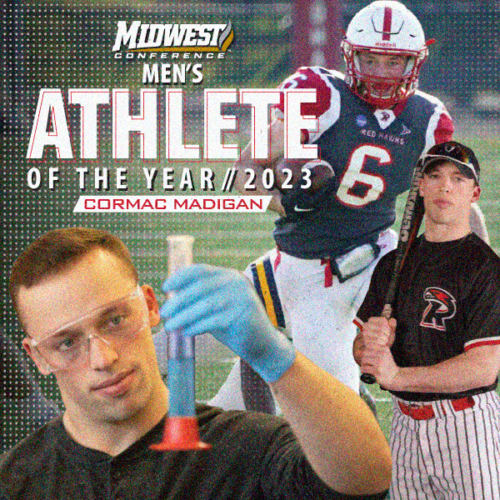 Cormac Madigan announced Midwest Conference Men's Athlete of the Year for 2023