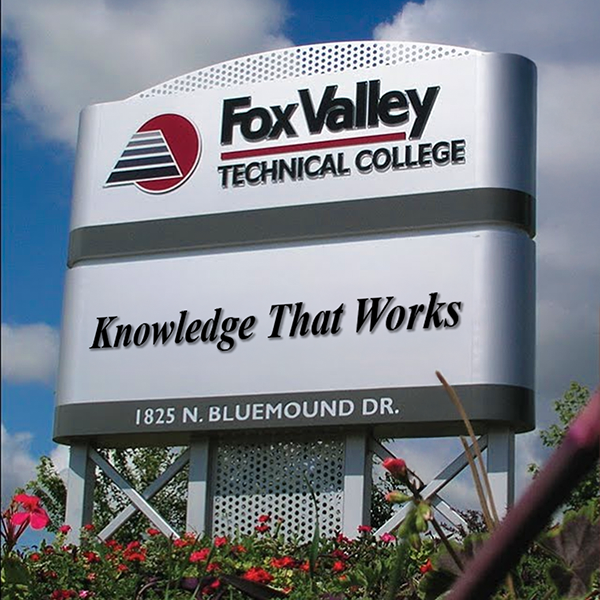 Photo of Fox Valley Technical College sign