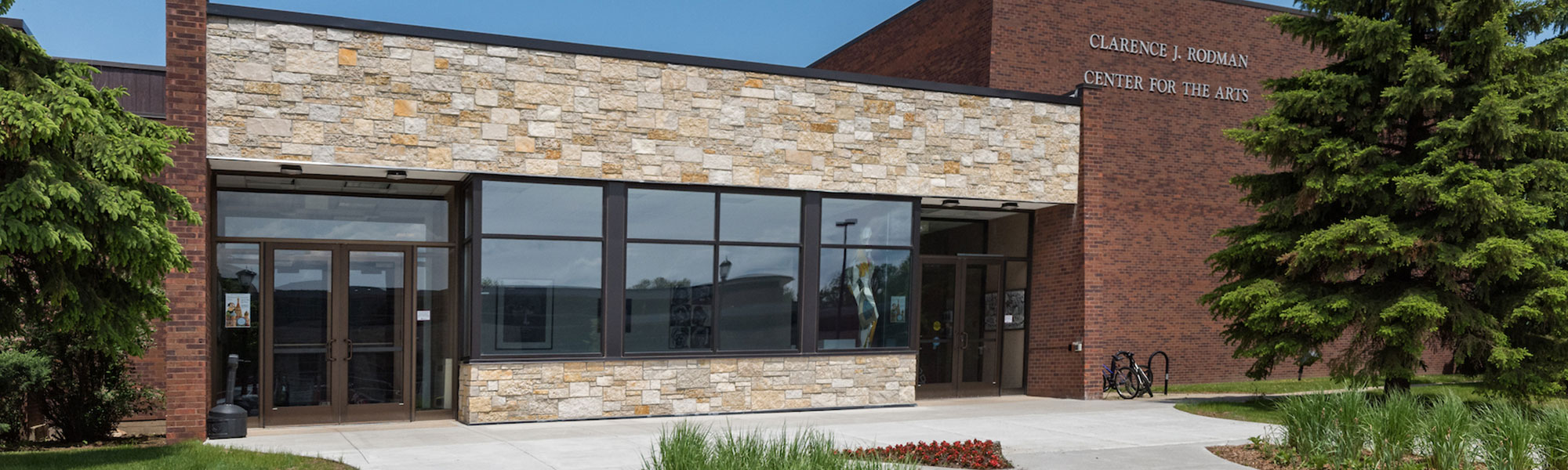 CJ rodman center is where most fine arts classes take place as well as many events