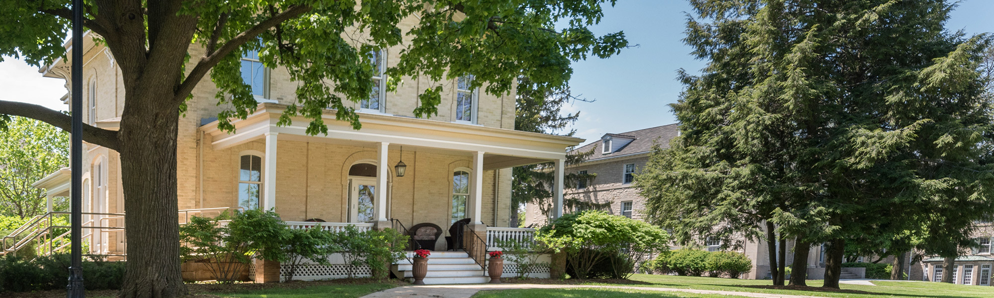 Evans is a beautiful historic building on the Ripon Campus. A great first step to your journey at Ripon College.