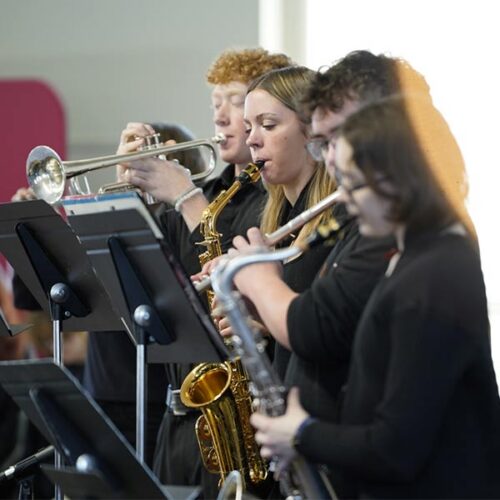 Ripon College students perform at the Holiday Concert in 2024.