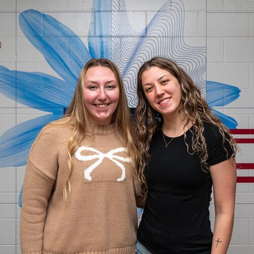 Ripon College seniors Natalie Weidner and Sam Differt
