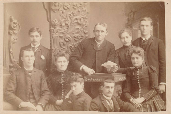 A group of first graduates