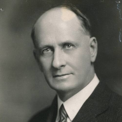 Portrait of one of Ripon's longest serving presidents
