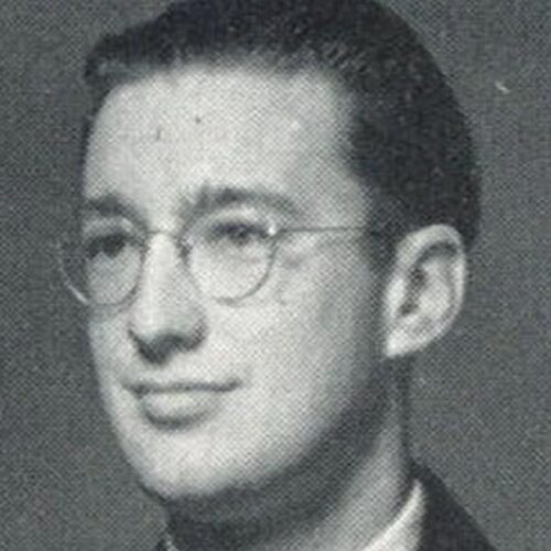 Bill Roberts as a student at Ripon