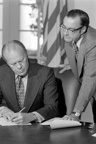 John working with President Ford