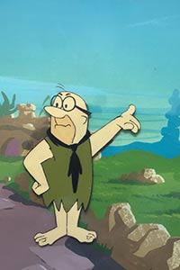 A still from the Flintstones cartoon