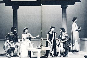 A group of actors in period pieces