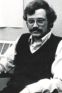 Early picture of Bob Wallace in a sweater vest