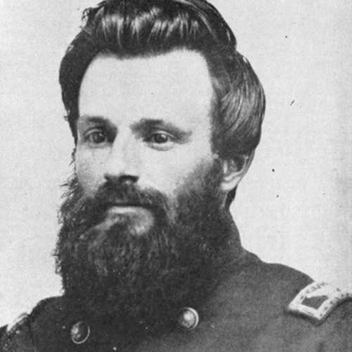 A man in civil war regalia