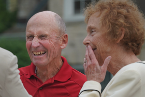 Larson and Coll on Ripon Campus