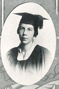 Classic image of Oyster in commencement garb.