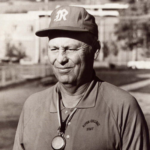 Football coach outstanding in his field.