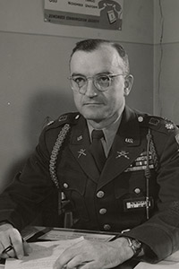 Newinksi in decorated military garb