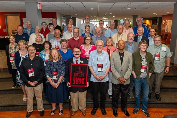 A Group from the 1976 Class Reunion at Ripon College