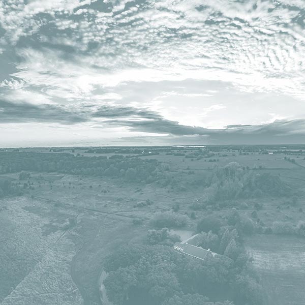 Our Ceresco Prairie with a cyan overlay