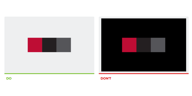 Examples of what to do and what not to do