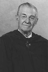 Peterson in robes