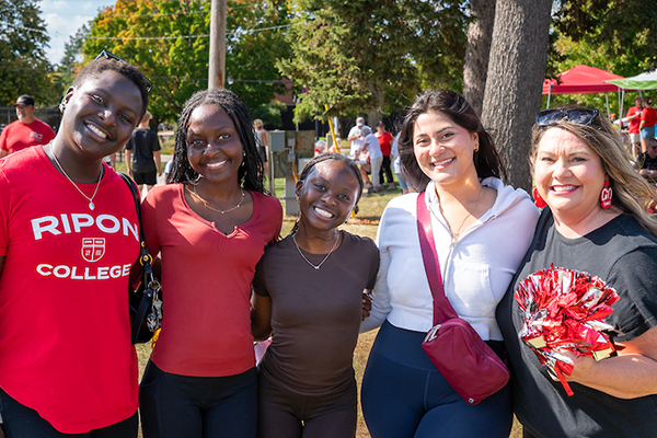 Students and Families gather for Homecoming at Hopp Stadium