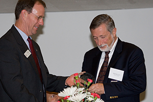 Levis receives an award at Ripon