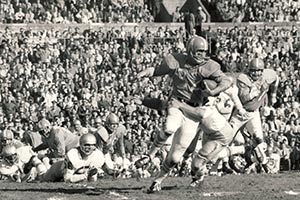 Dave Smith in action on the field