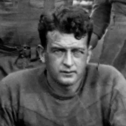Darling looks at the camera with determination