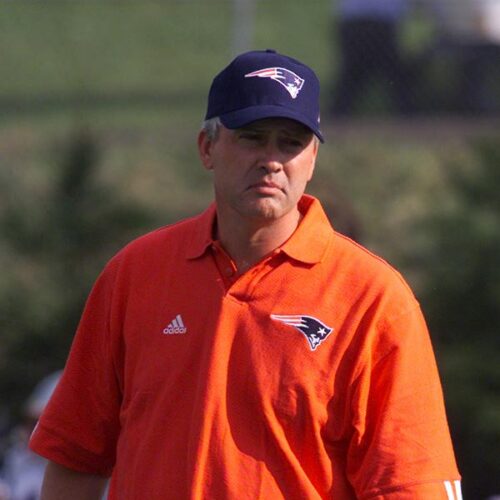 Rehbein as Patriots football coach.