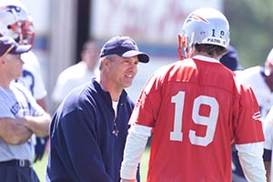 Rehbein coaches Patriot player